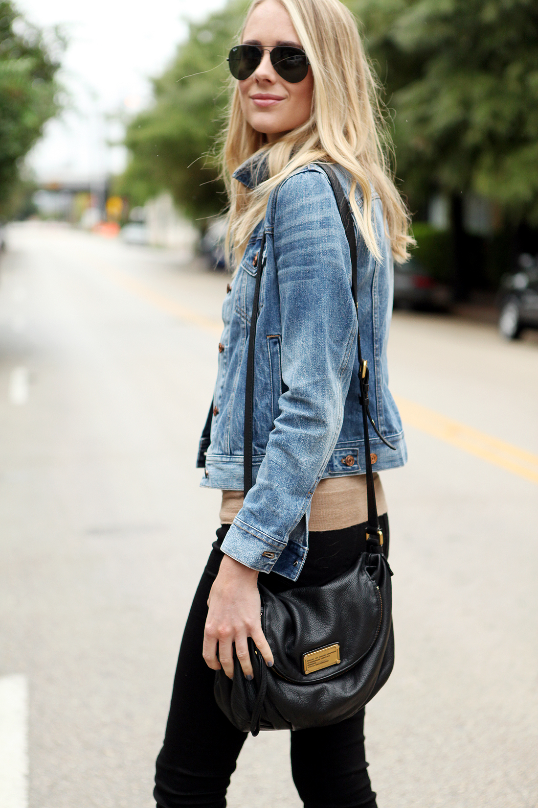 J crew store black jean jacket