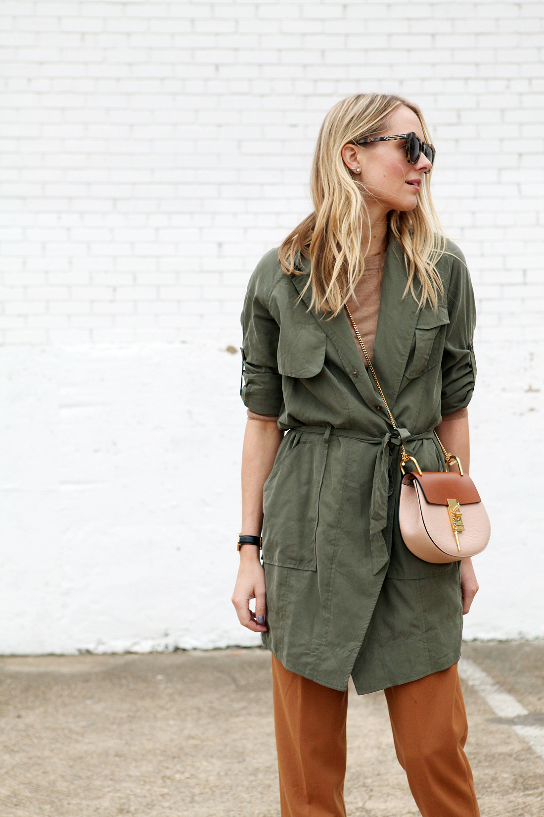 fashion-jackson-olive-wrap-trench-coat-chloe-drew-handbag