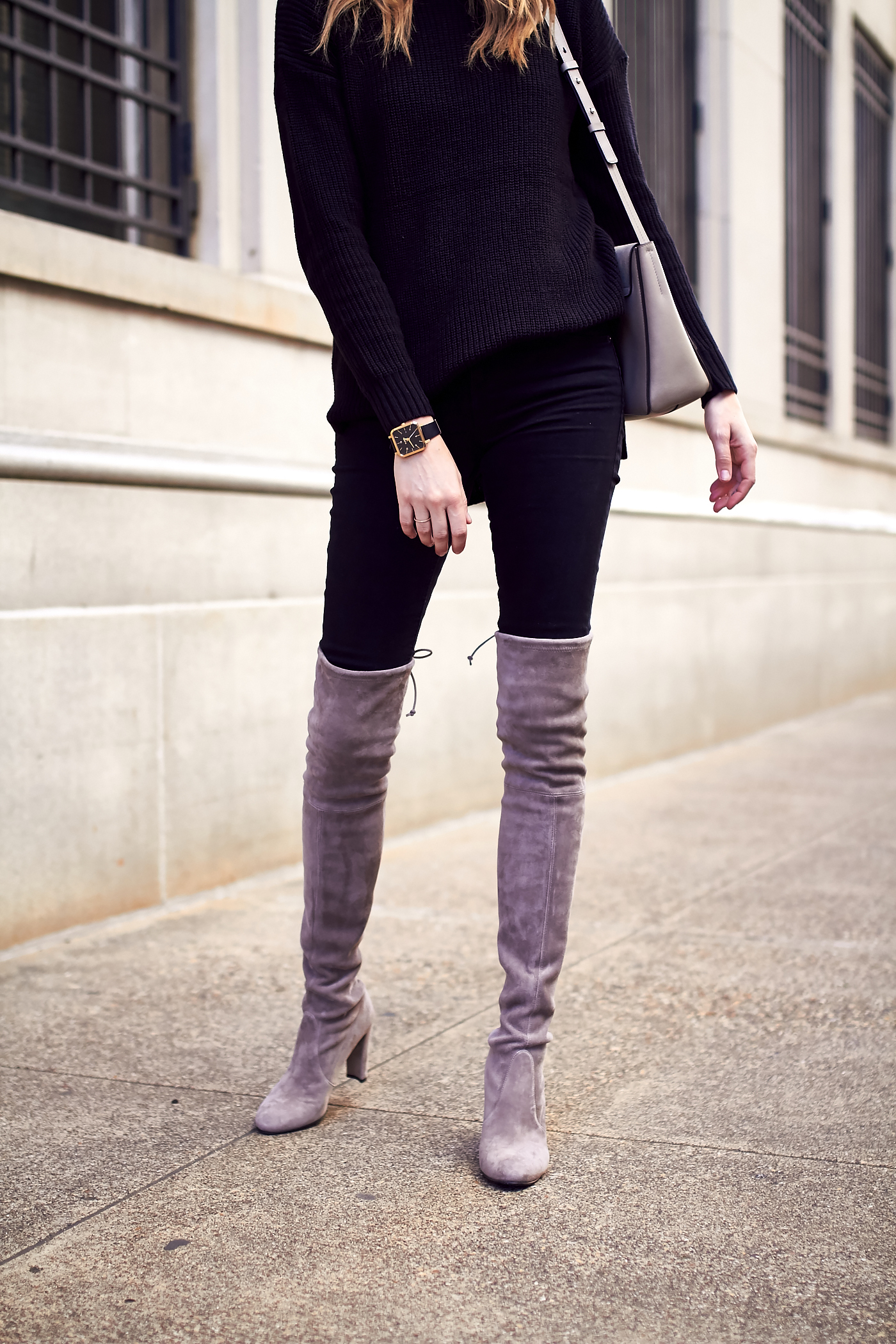 nordstrom black over the knee boots