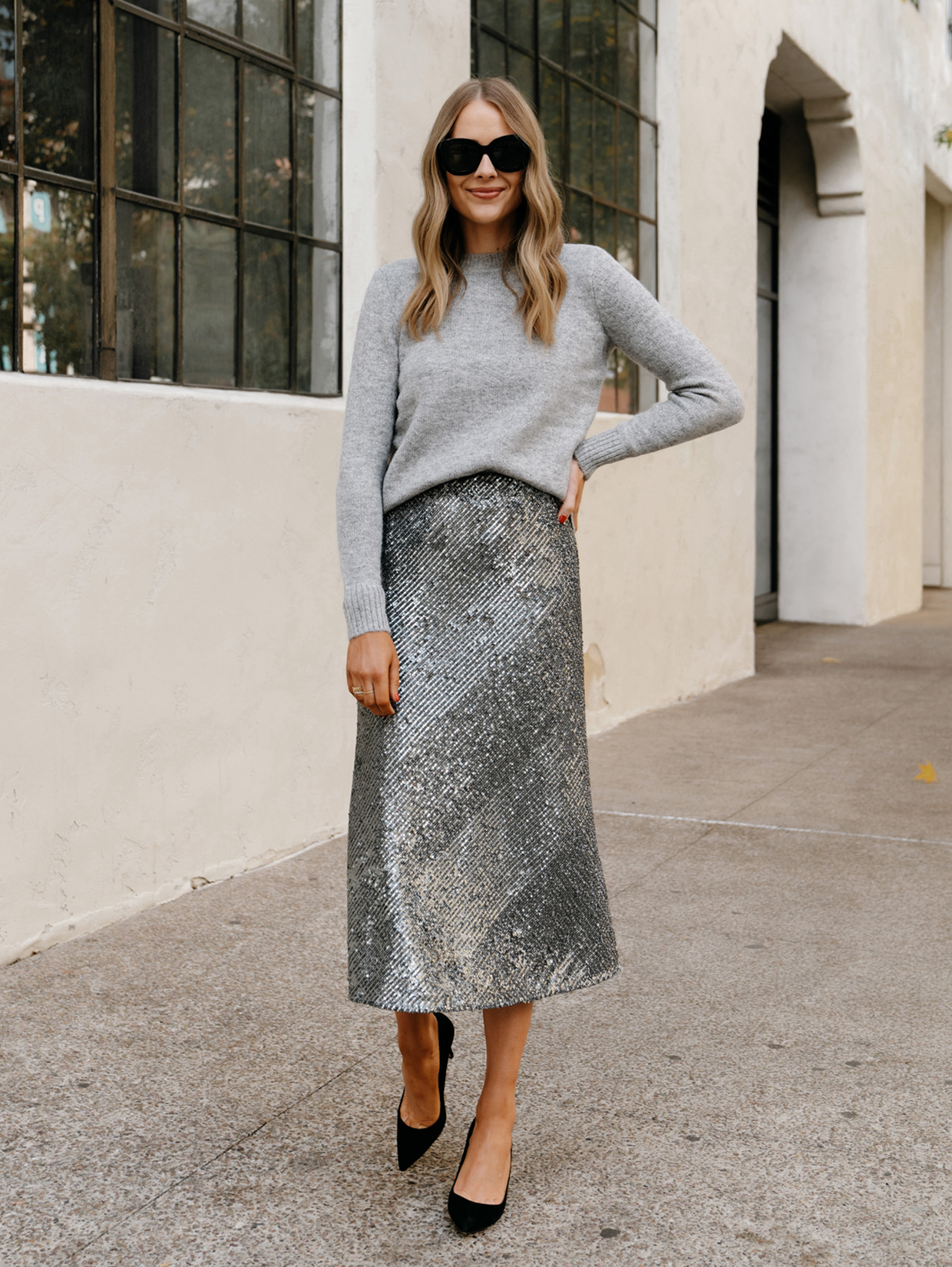 Wear This Sweater & Sequin Skirt to Your Next Holiday Party - Fashion  Jackson