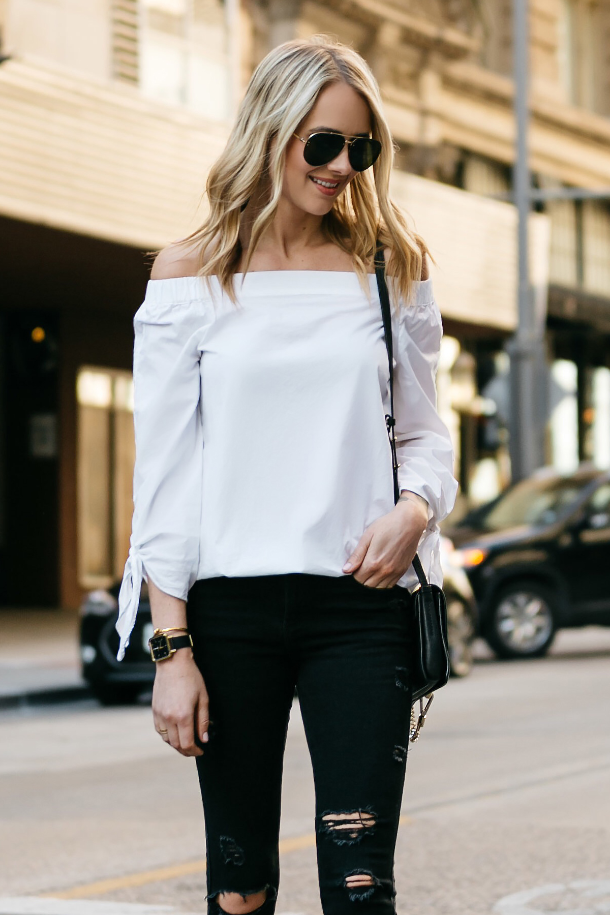 Off-the-shoulder top - Women's fashion