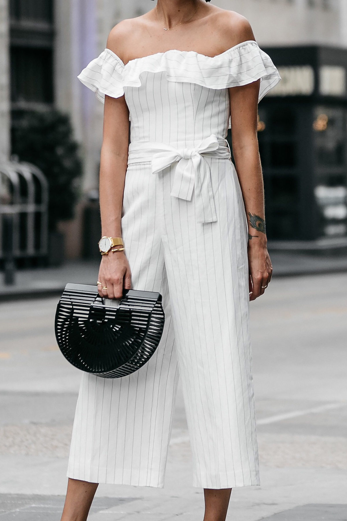 White jumpsuit cheap club monaco