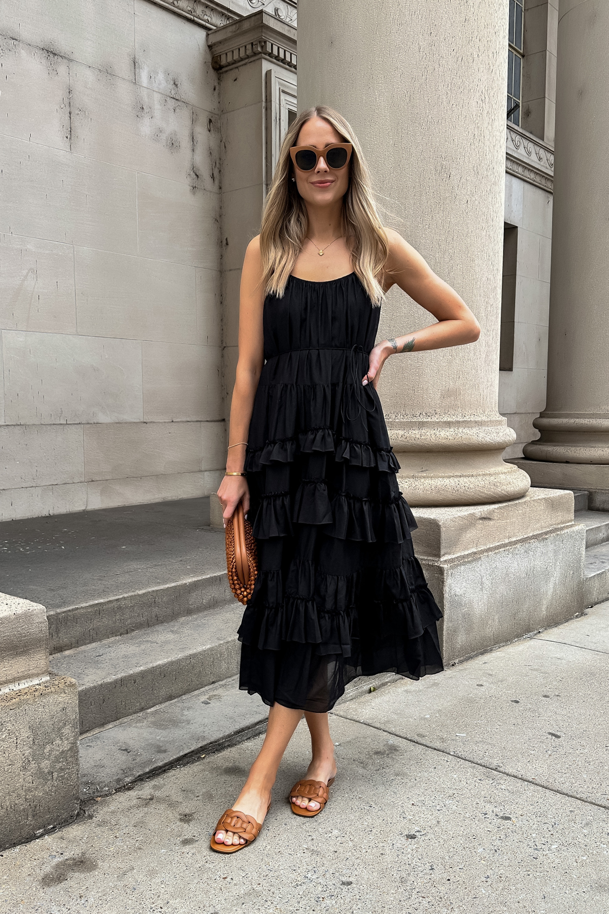 5 Ways to Wear & Style a Black Maxi - The Real Fashionista