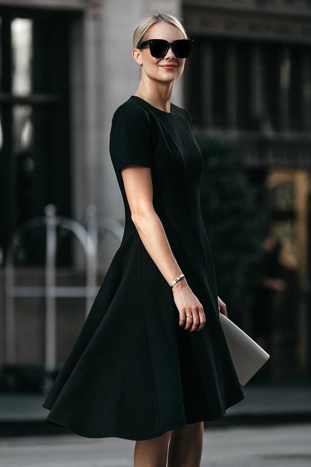 Black halo sales asymmetrical dress