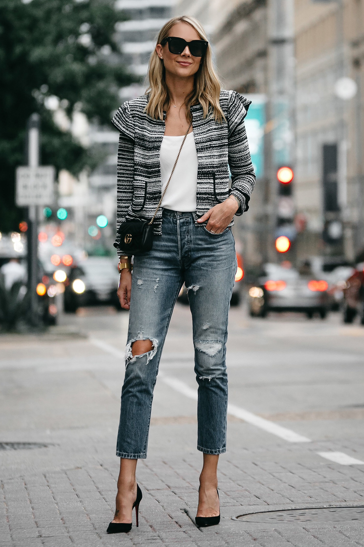 How to Style a Tweed Jacket  Casual Uptown Style Outfit Ideas