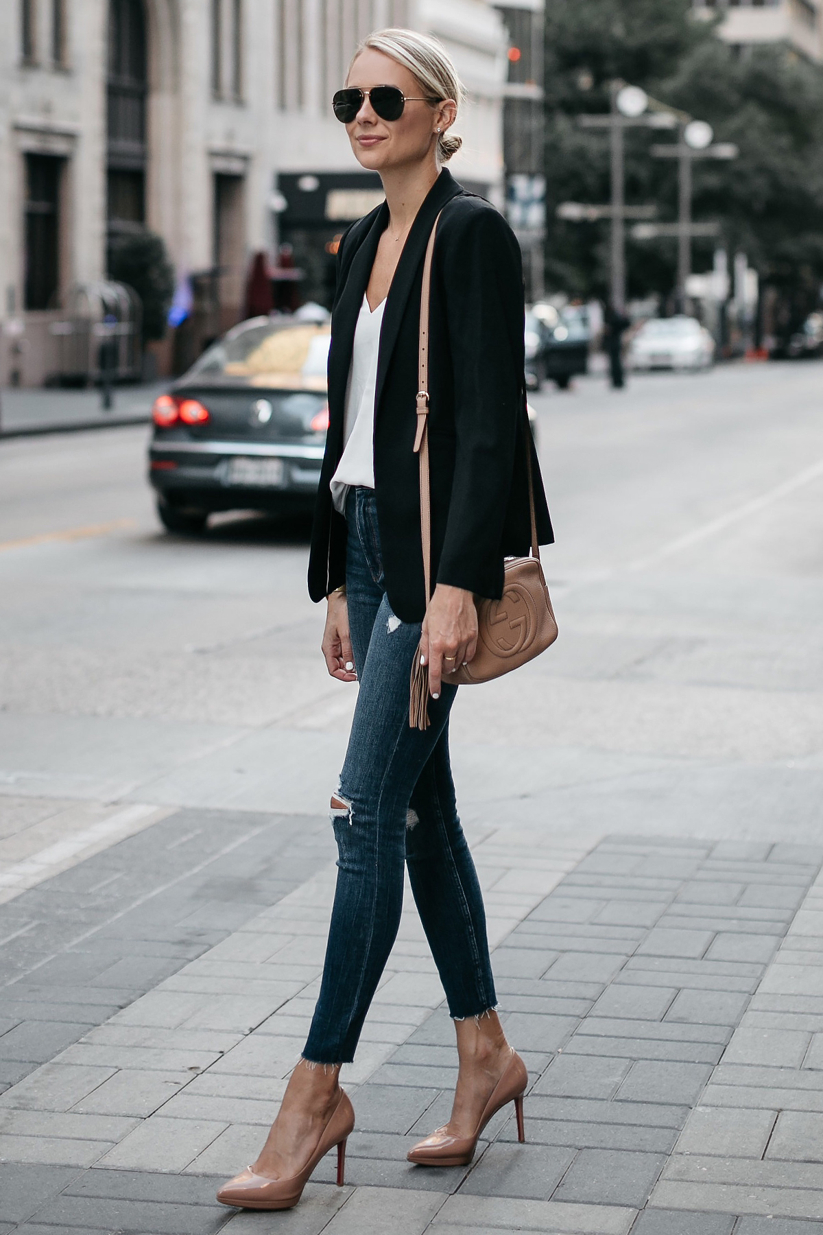 A Chic Black Blazer Outfit | Fashion Jackson