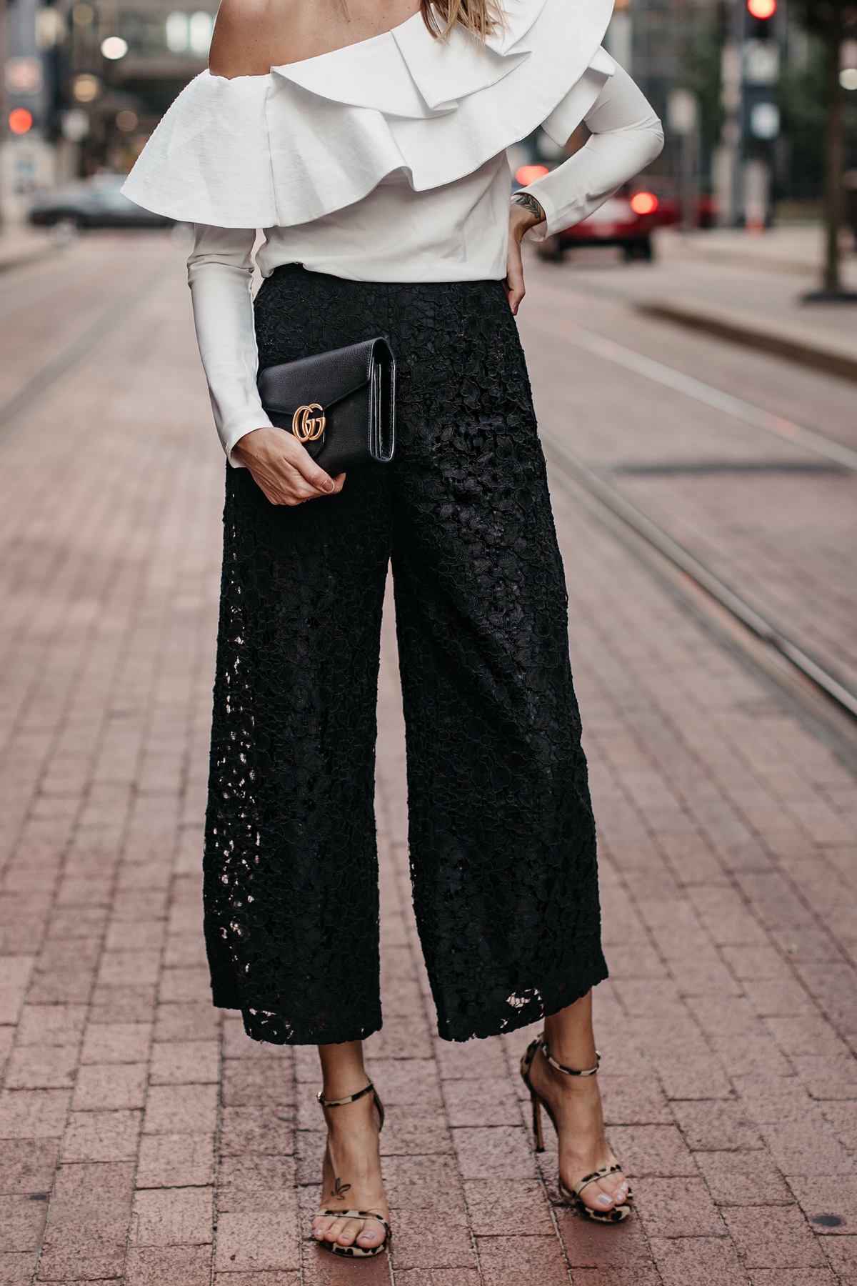 White culottes, HOWTOWEAR Fashion