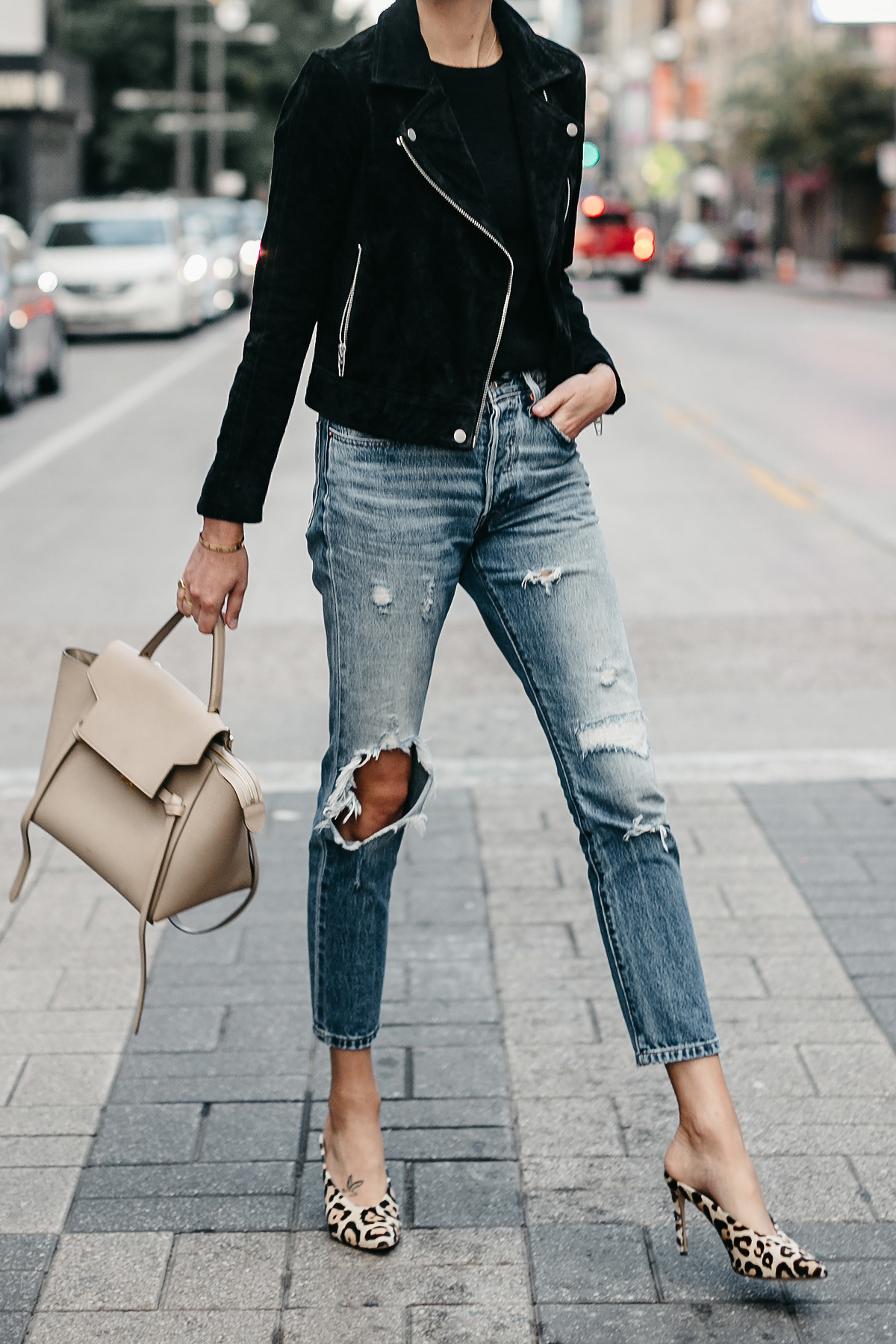 aspoonfulofstyle, blogger, tank top, top, jeans, shoes, high heel pumps,  fall outfits, louis vuitton bag, camisole - Wheretoget