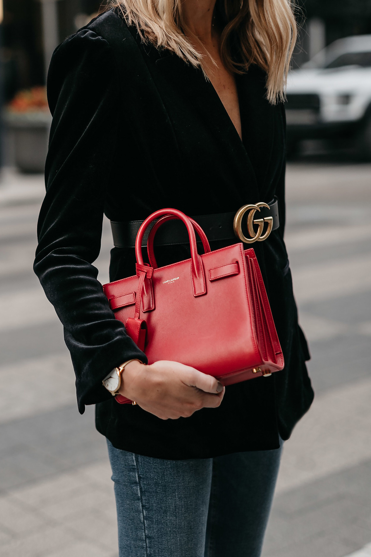 A Stylish Way to Wear a Black Velvet Blazer - Fashion Jackson