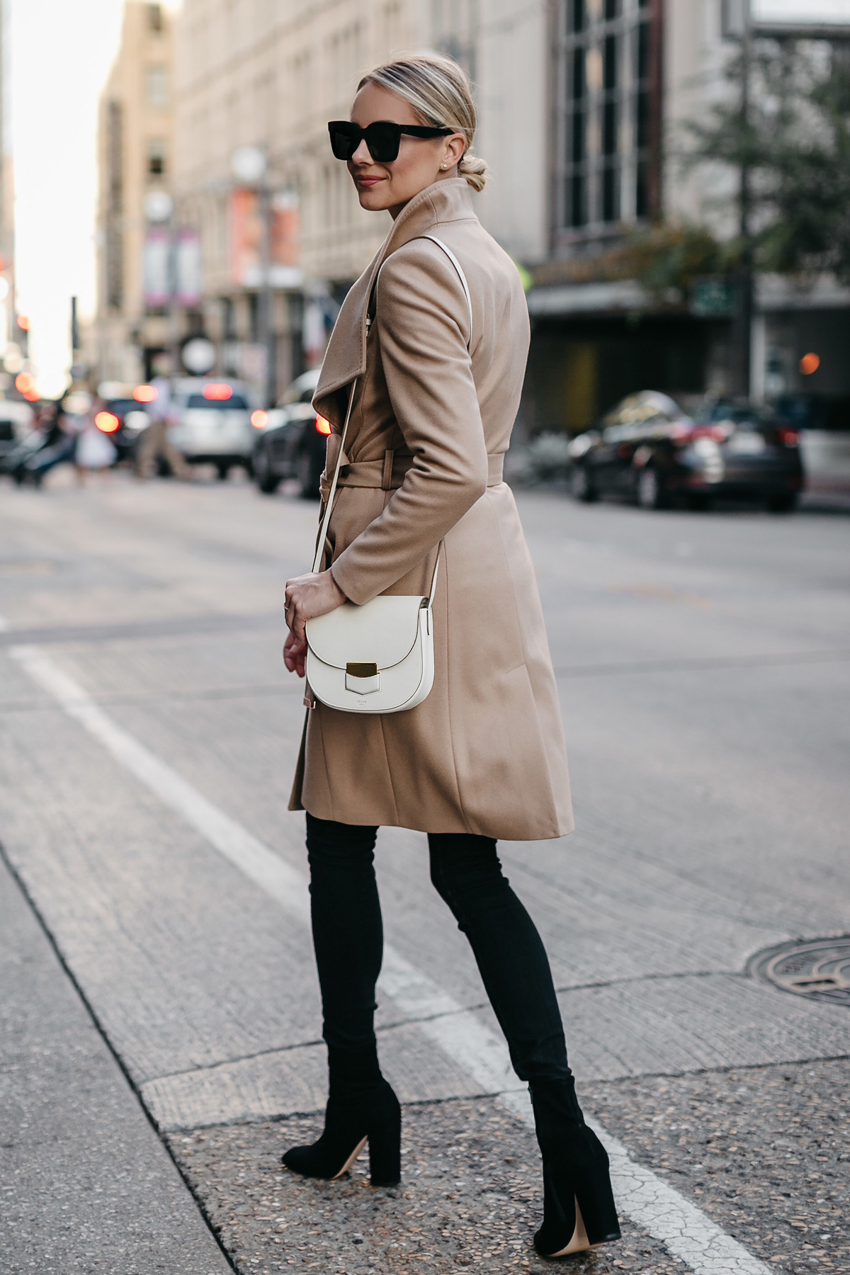 A CHIC TAN WRAP COAT FOR FALL | Fashion Jackson