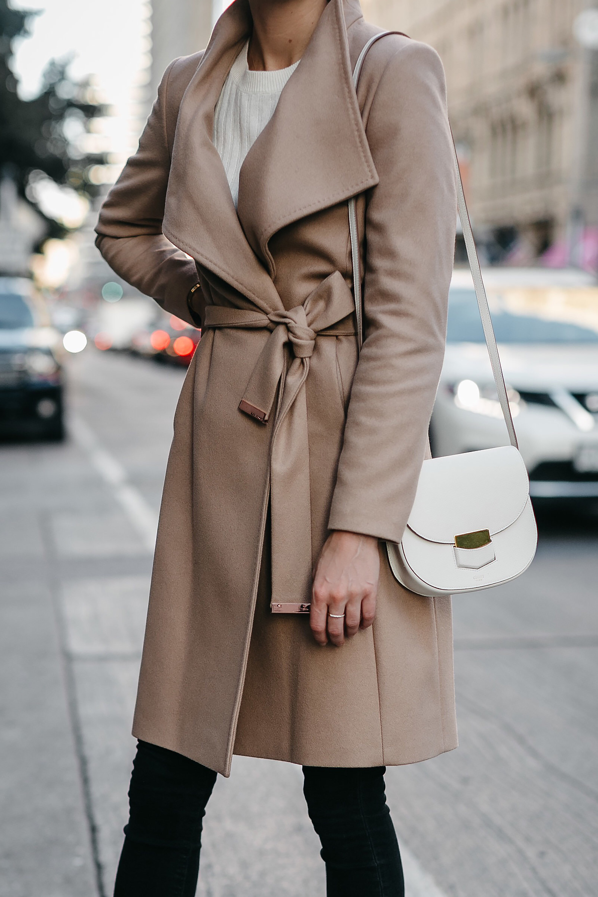 A CHIC TAN WRAP COAT FOR FALL | Fashion Jackson