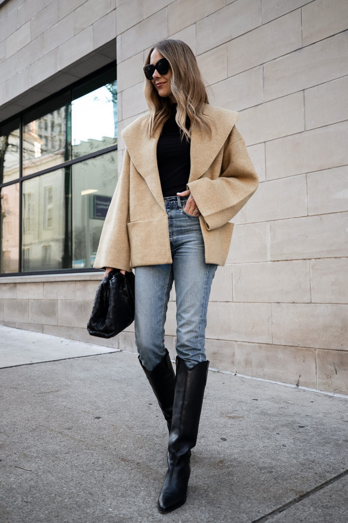 Coat shop style sweater