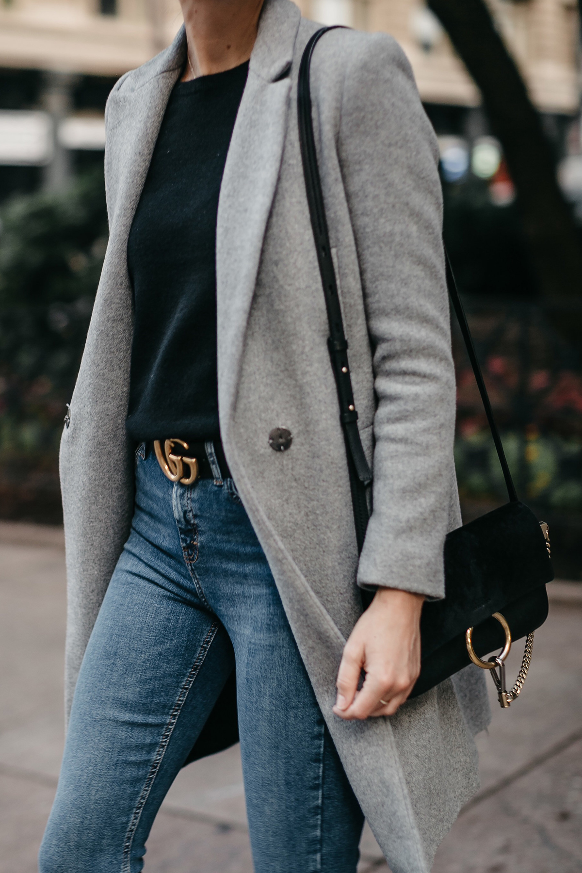 grey wool coat zara