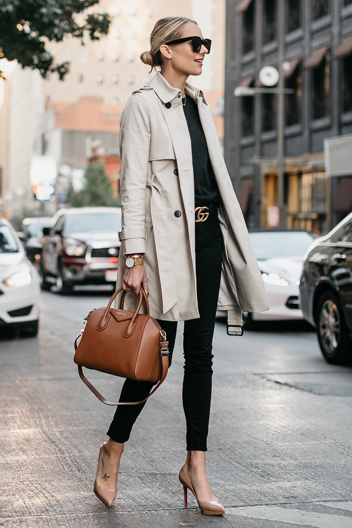 A Chic Way to Wear a Trench Coat in London - Fashion Jackson