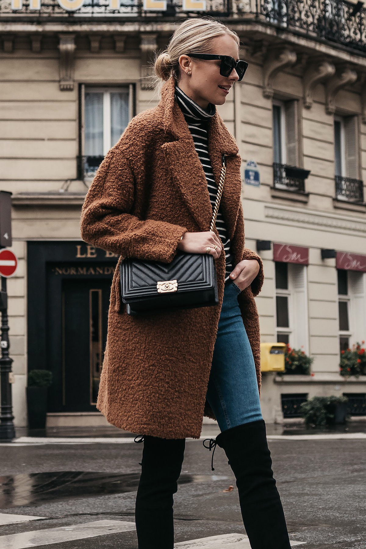 These street style teddy coat outfits are perfect for winter!