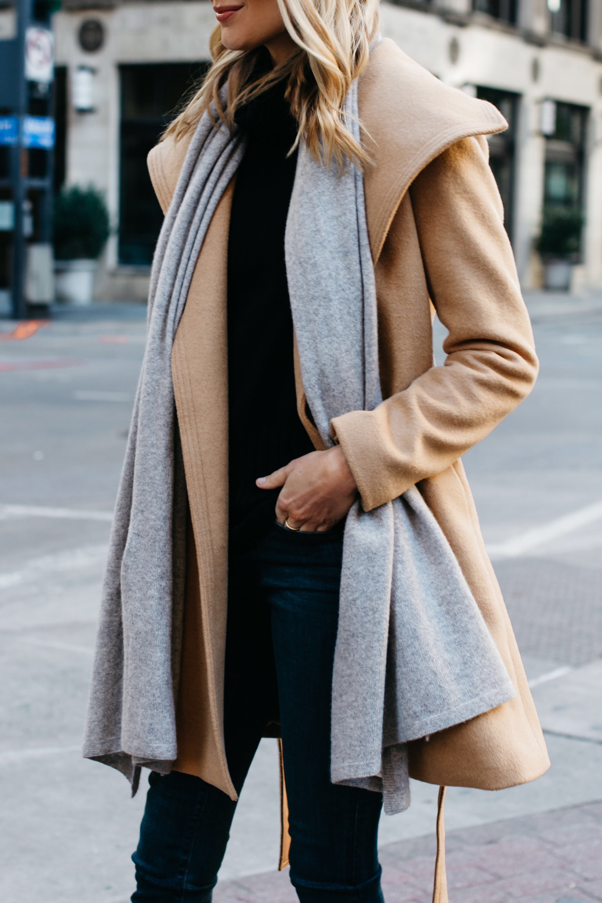 Shawl collar wrap hot sale coat ann taylor