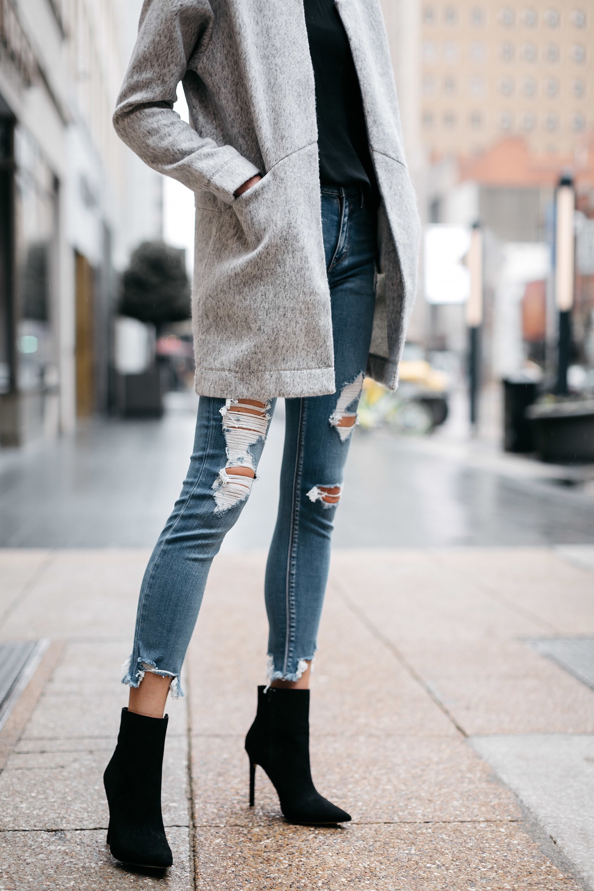 express grey coat