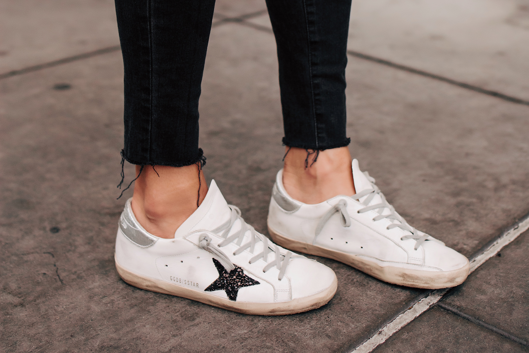 A Casual Way to Wear Golden Goose Sneakers | Fashion Jackson