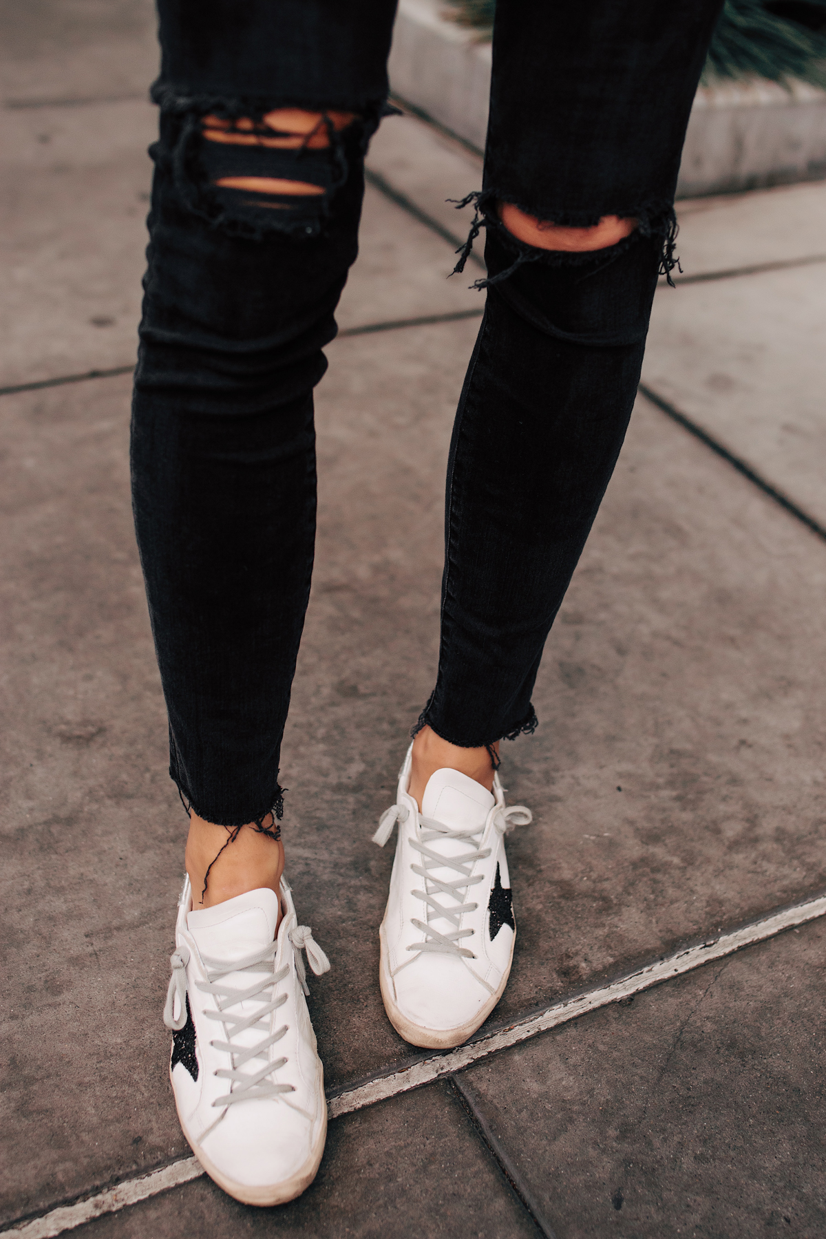 A Casual Way to Wear Golden Goose Sneakers | Fashion Jackson