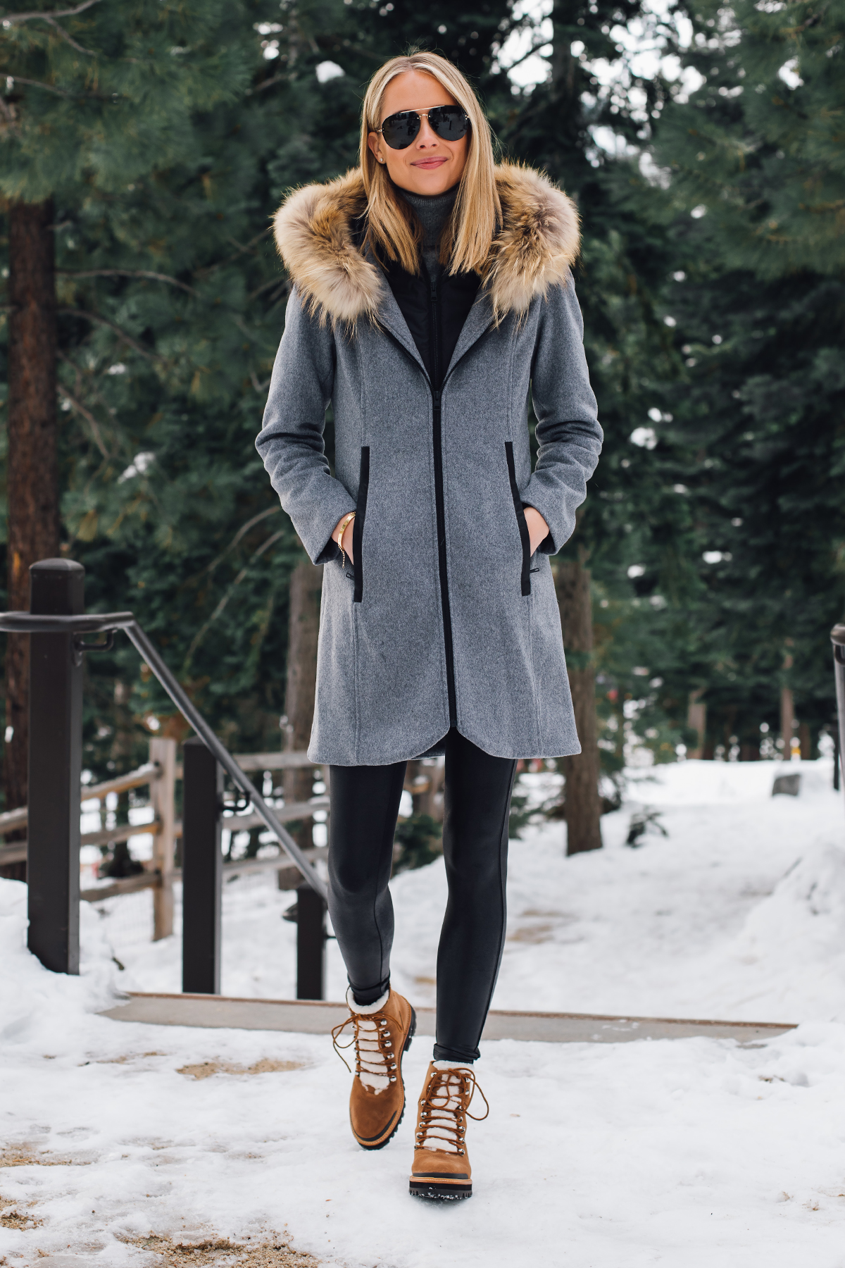 Winter hooded online coat