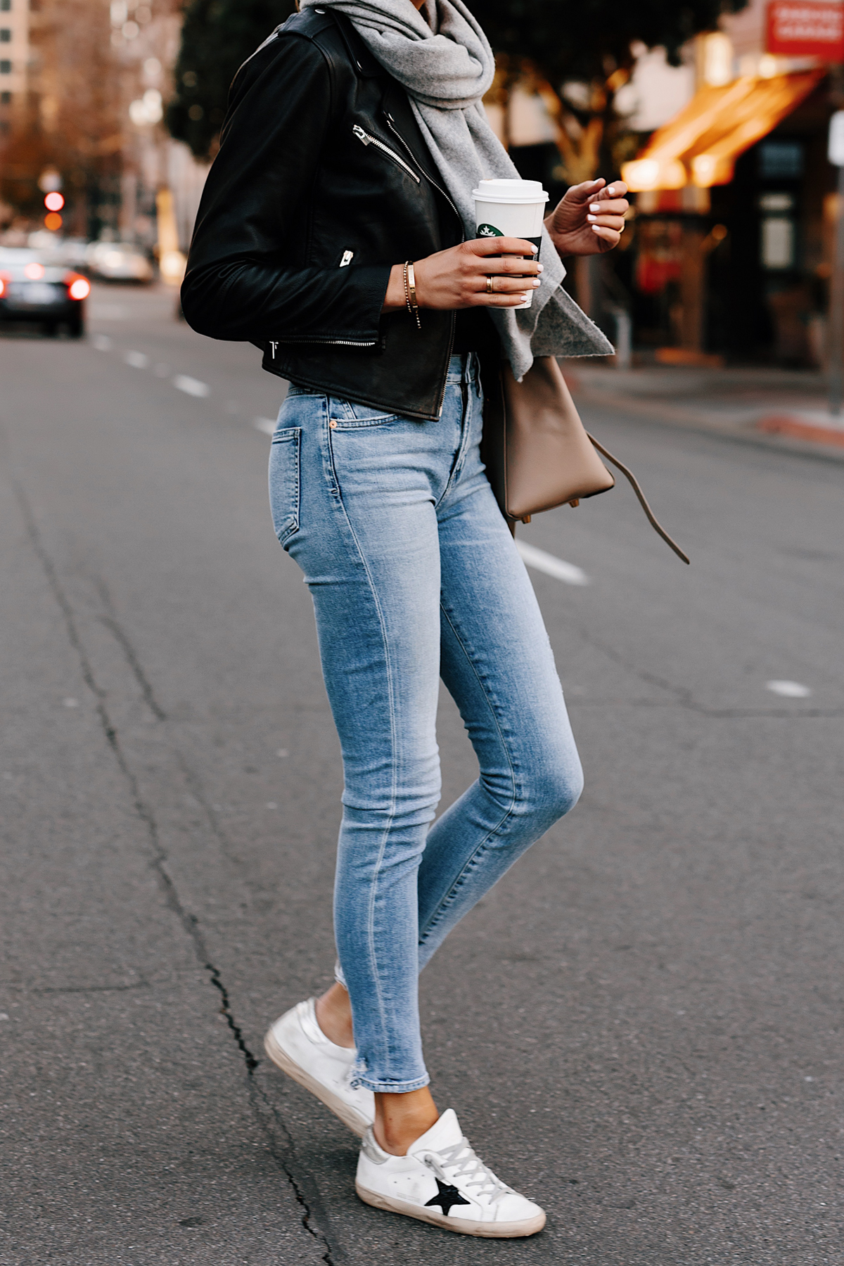 How to Style Jeans and Sneakers for Summer - Brunette from Wall Street