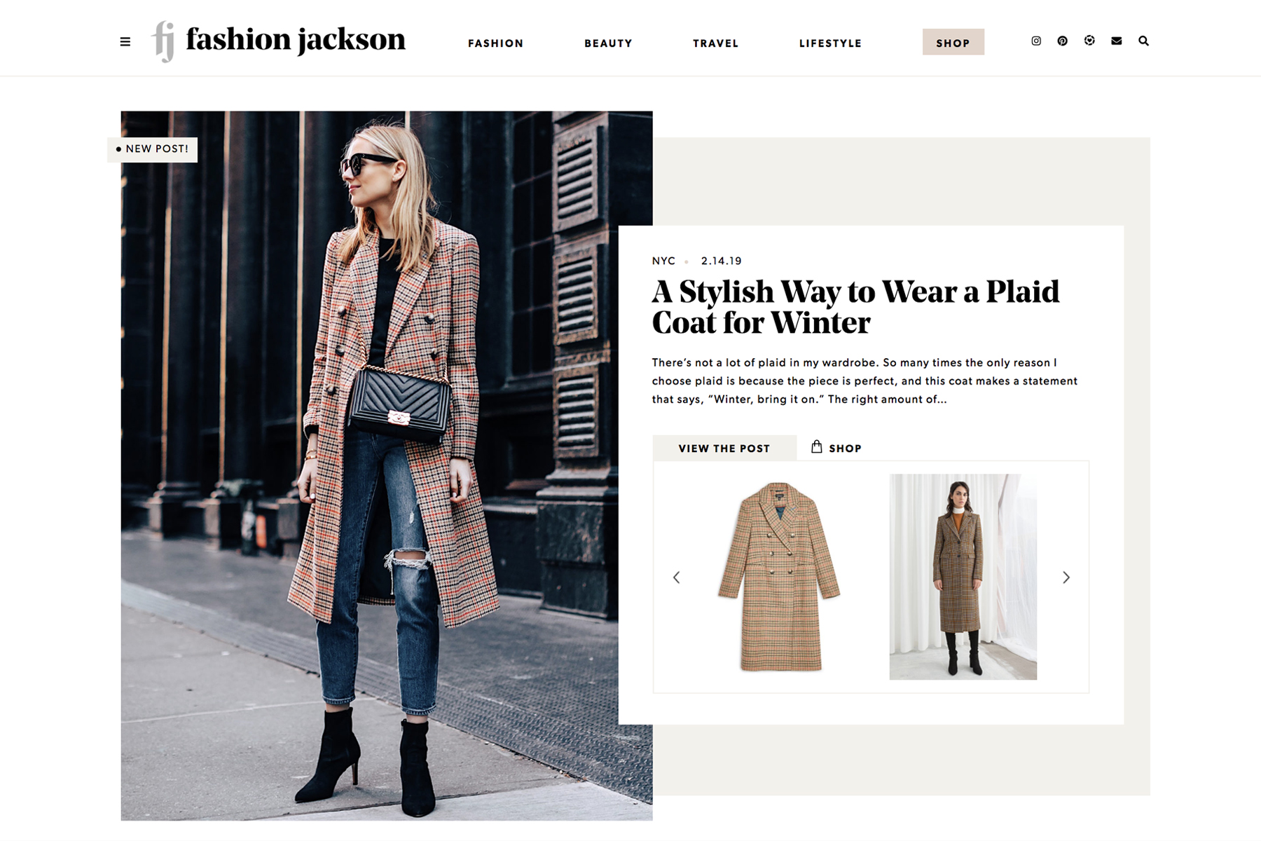 HOW TO WEAR PLAID THIS SEASON - Fashion Jackson