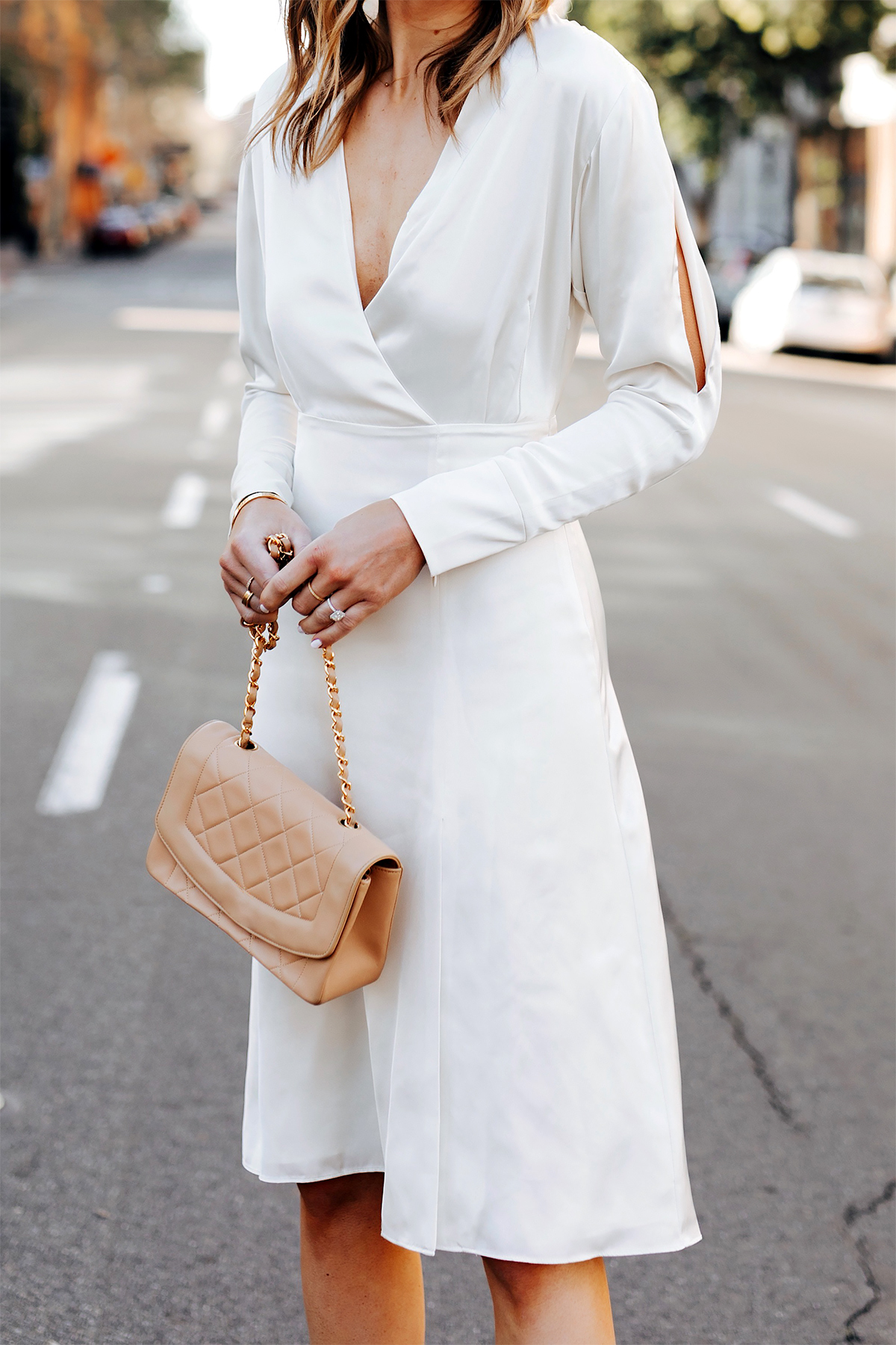 chanel white mini dress