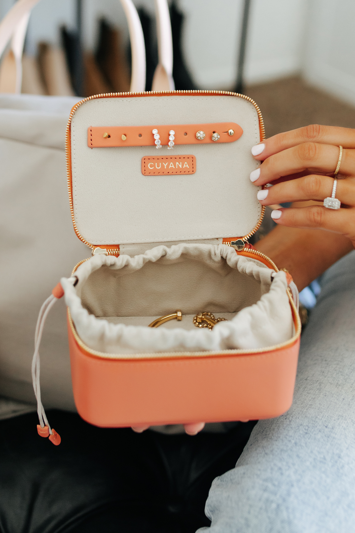 Cuyana Travel Jewelry Case