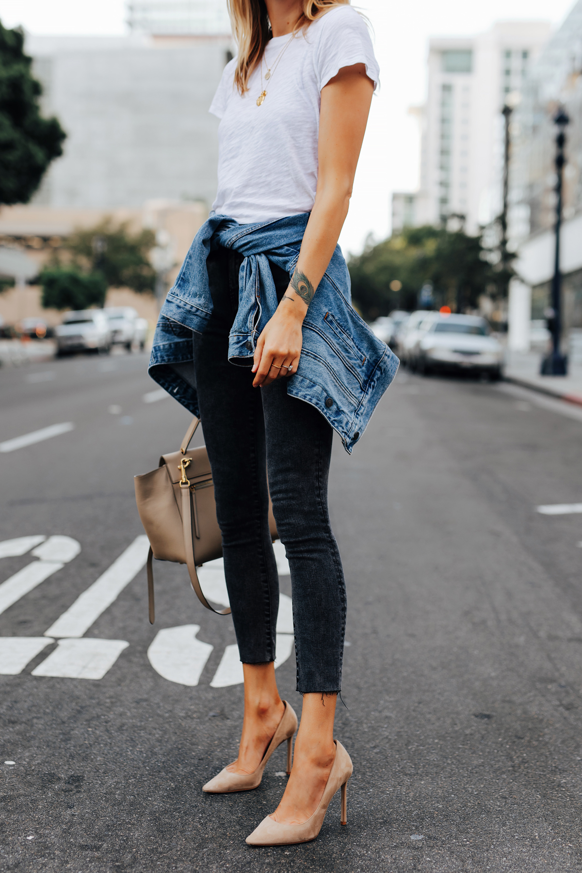 White Printed T-shirt