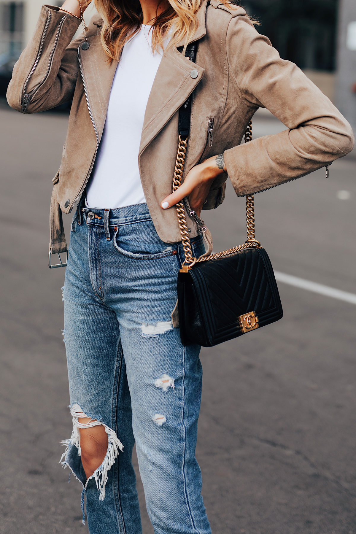 10 Ways to Wear the Blanknyc Suede Moto Jacket - Fashion Jackson