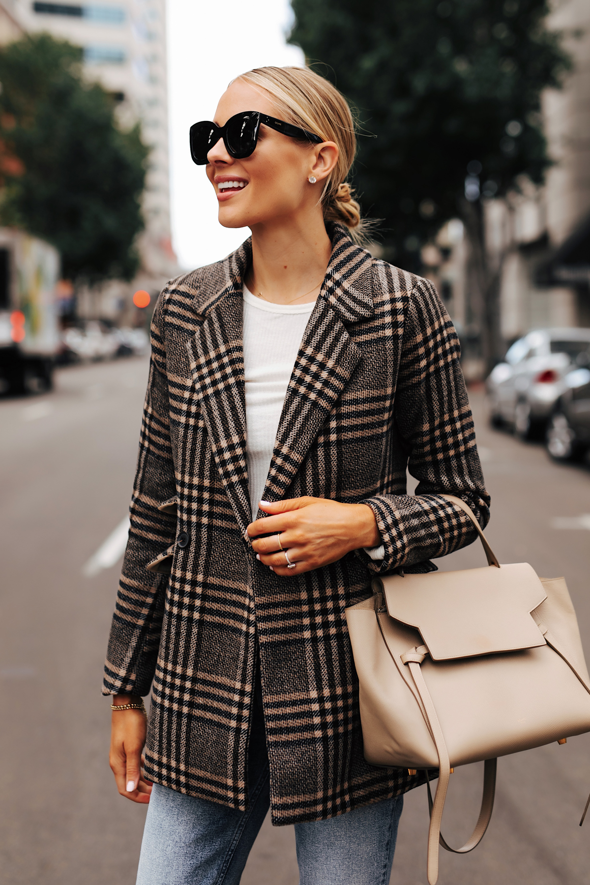 Plaid 2025 blazer coat