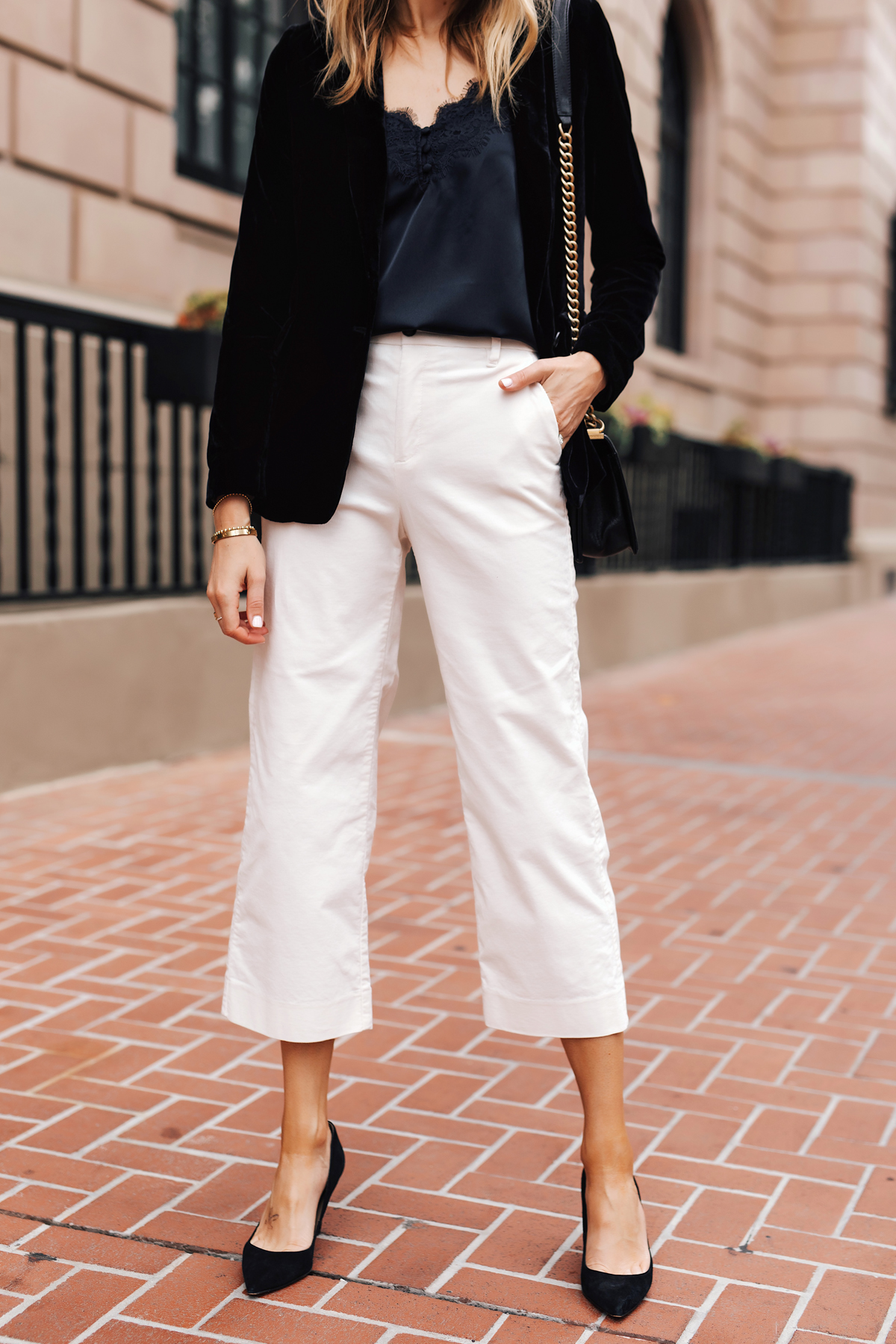 Winter White Corduroy Pants Styled for Work and Weekend - Fashion