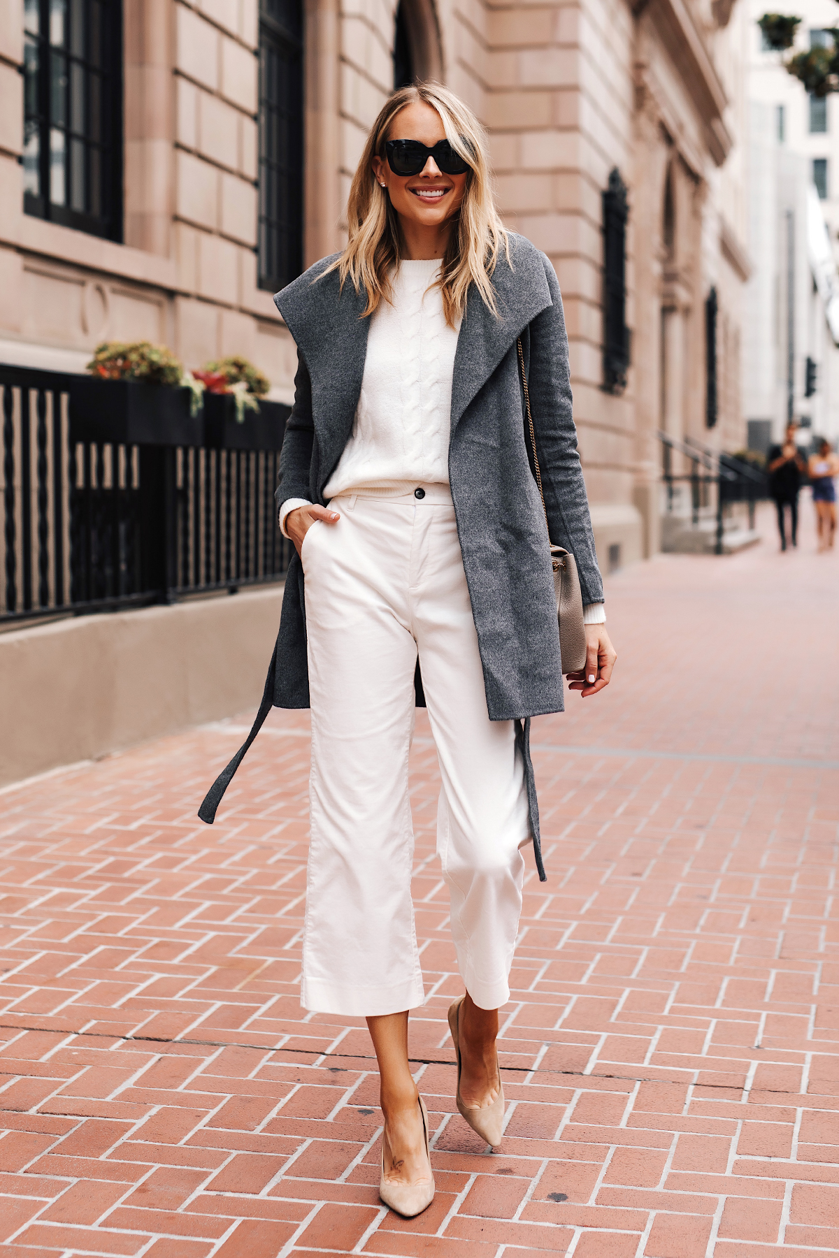 Winter White Corduroy Pants Styled for Work and Weekend - Fashion Jackson