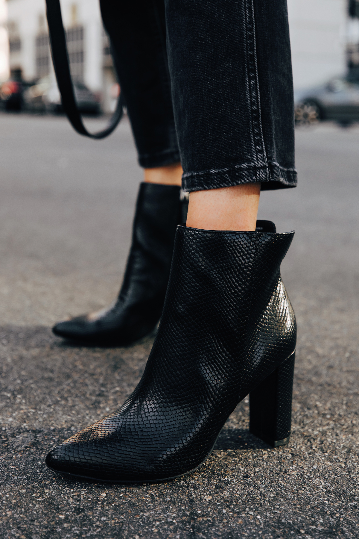 Walmart hot sale snakeskin booties