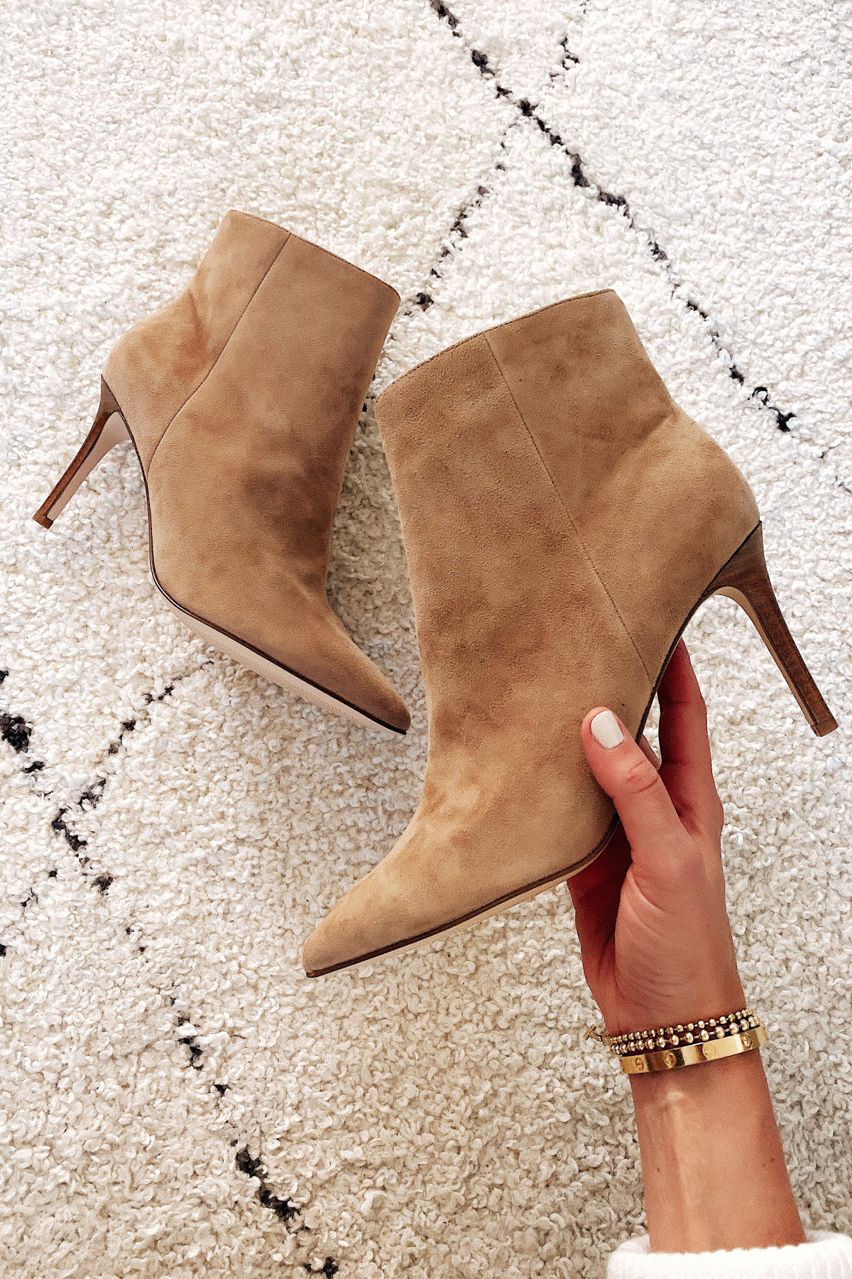 Nine West Fhayla Pointy Toe Bootie Tan Suede Booties Fashion Jackson Fall Booties