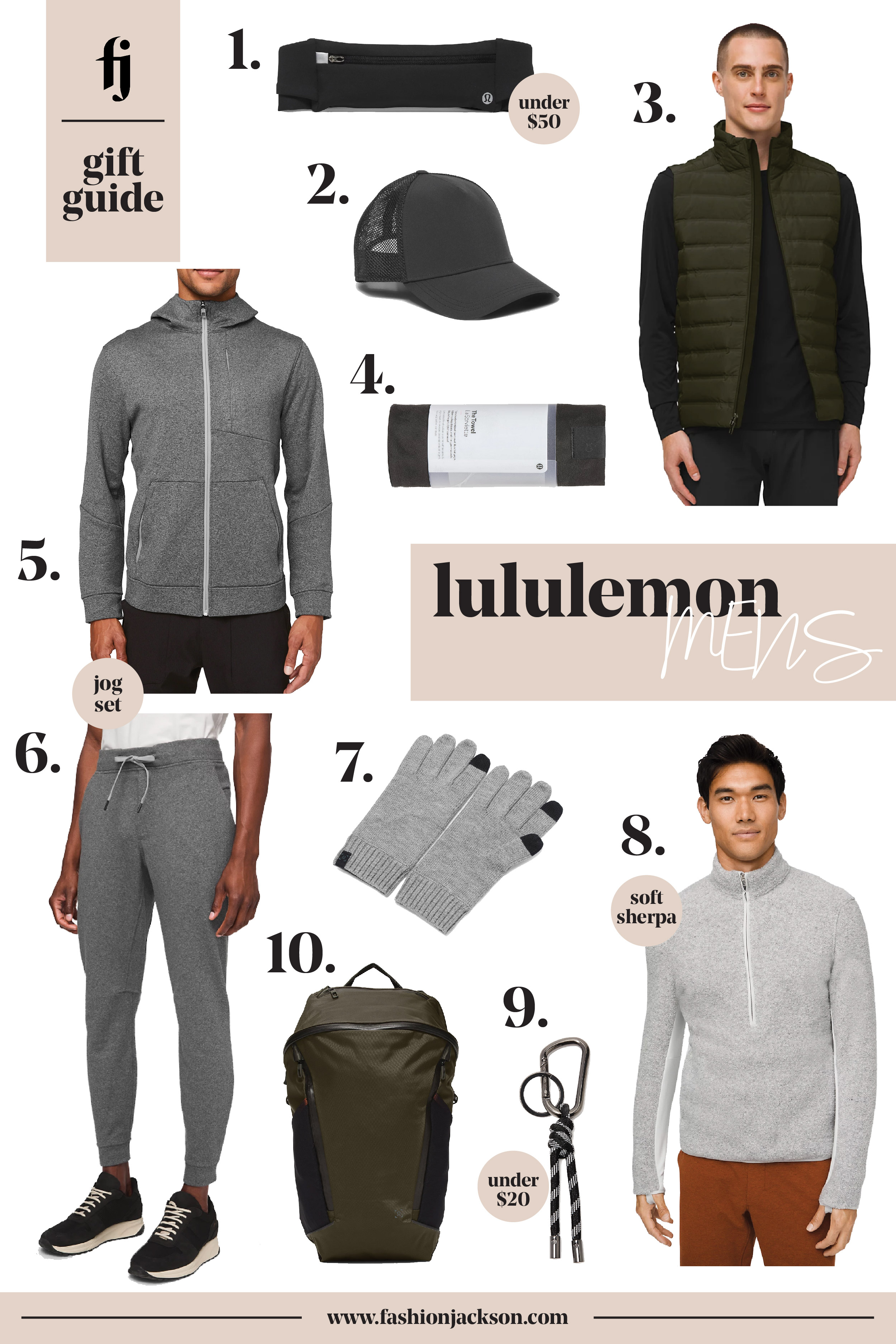 Fashion Jackson lululemon Mens Gift Guide