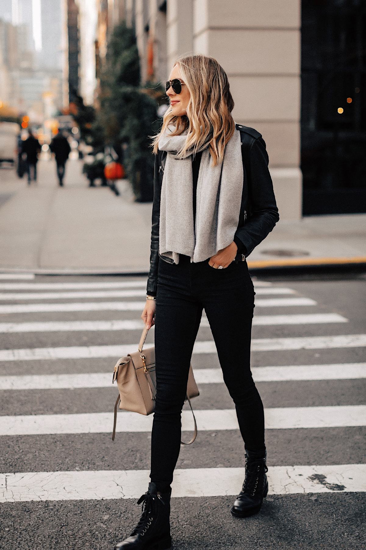 black heeled combat boots outfit