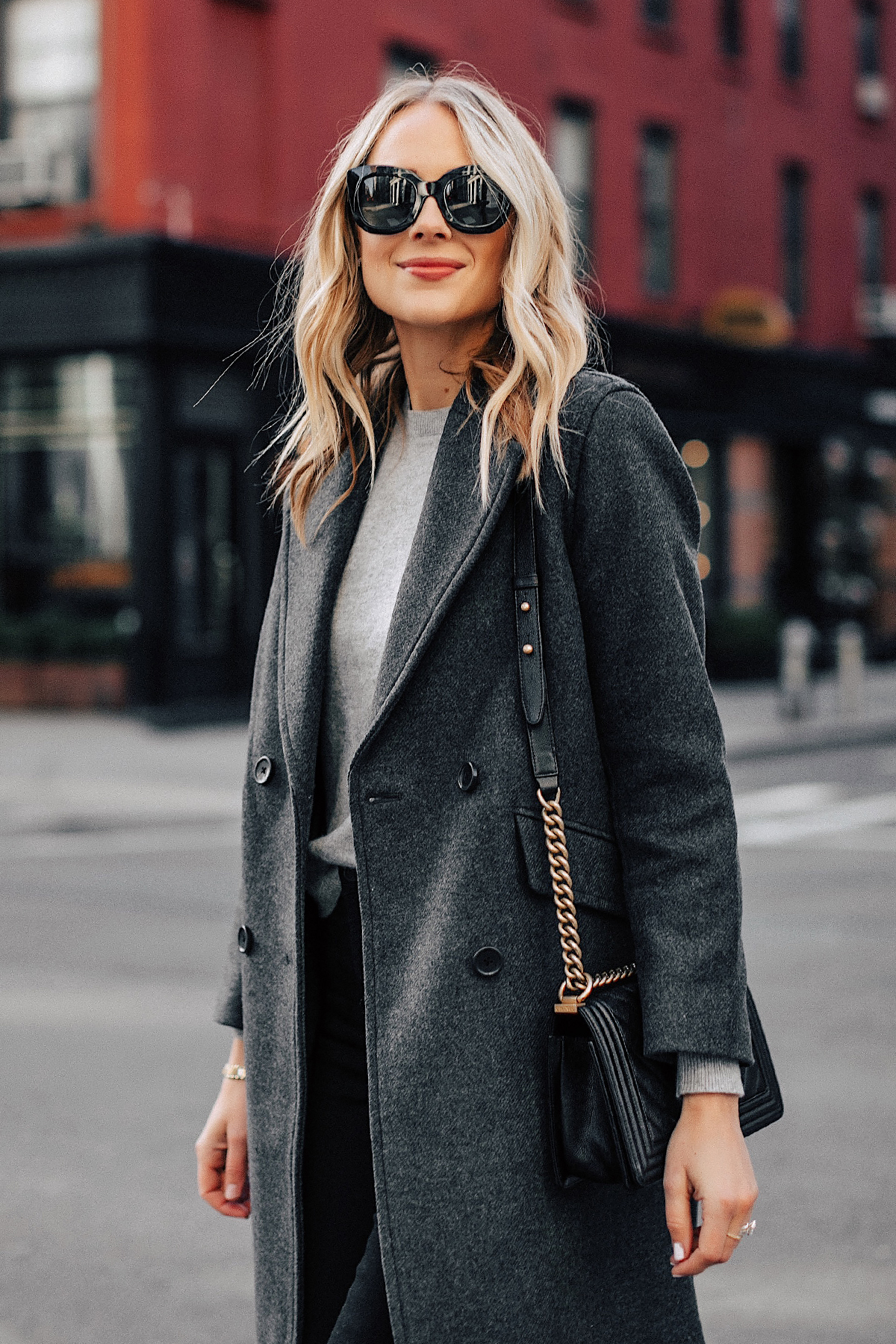 Everlane wool cheap coat