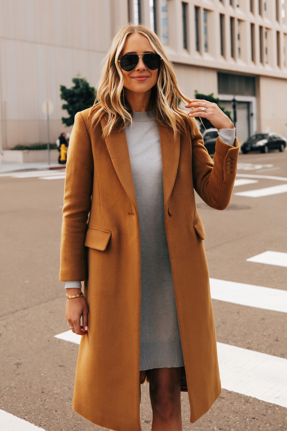 This All-Grey Sweater Dress is Anything But Boring - Economy of Style