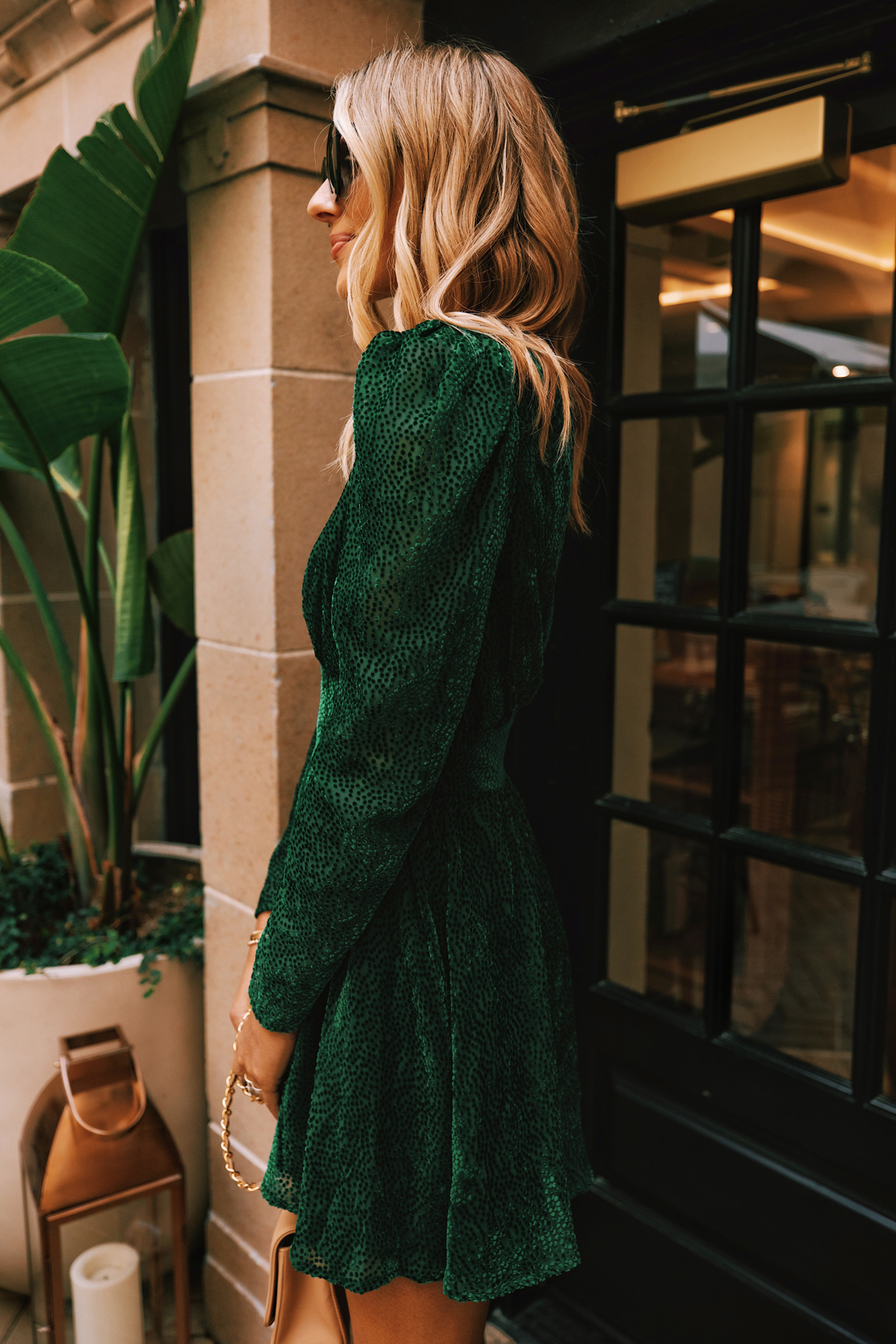 A Green Velvet Holiday Dress For When You're Wanting to Look Extra Festive  - Fashion Jackson