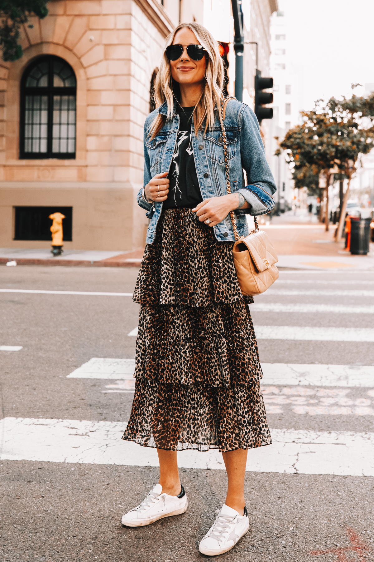 casual outfit with skirt