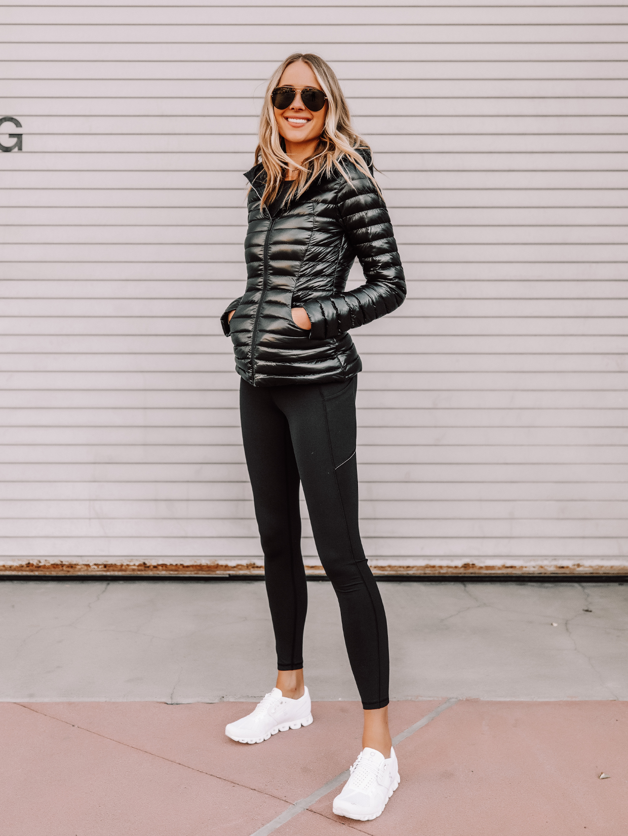 A Leather Jacket With Leather Look Leggings – FORD LA FEMME