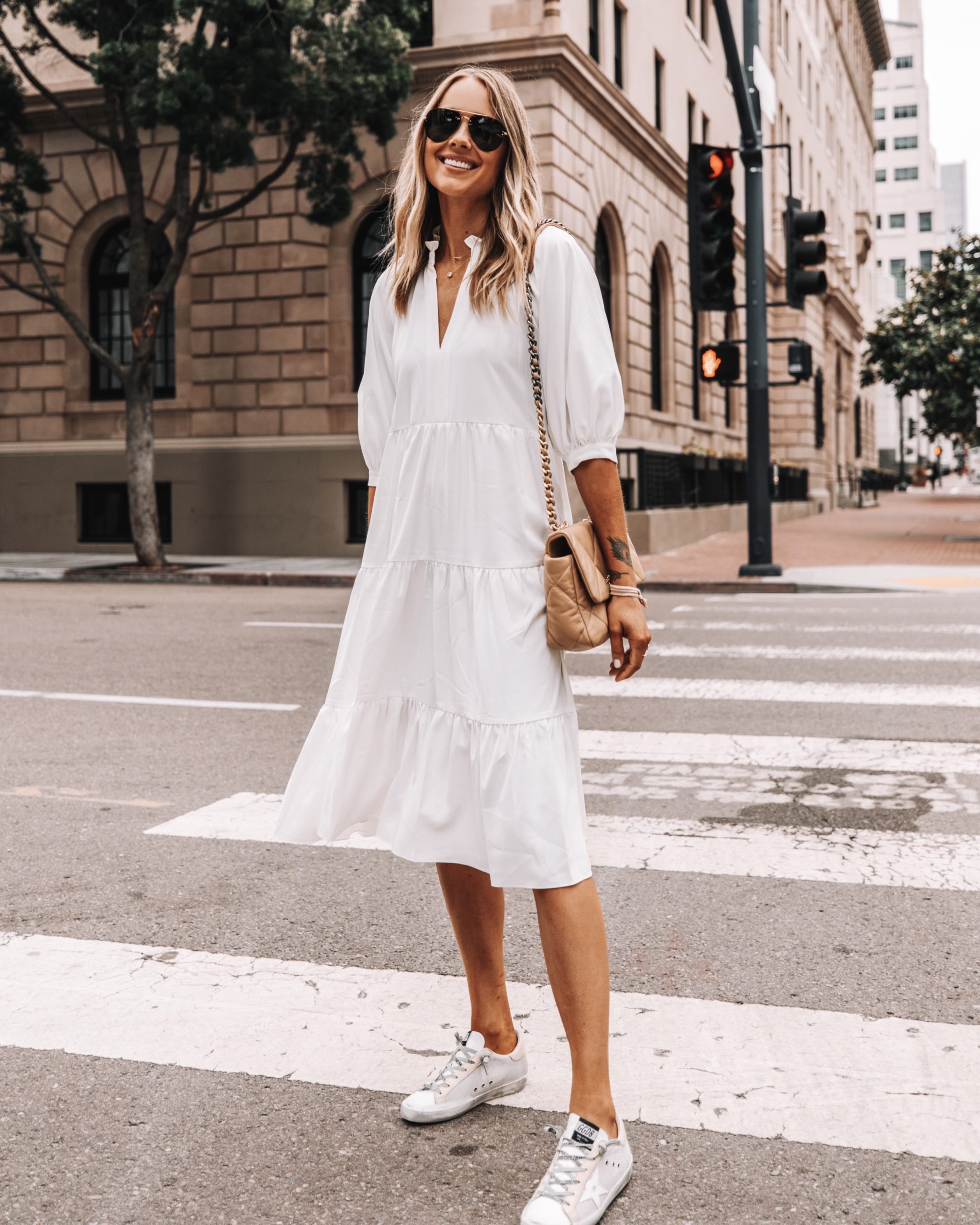 sneakers with a dress