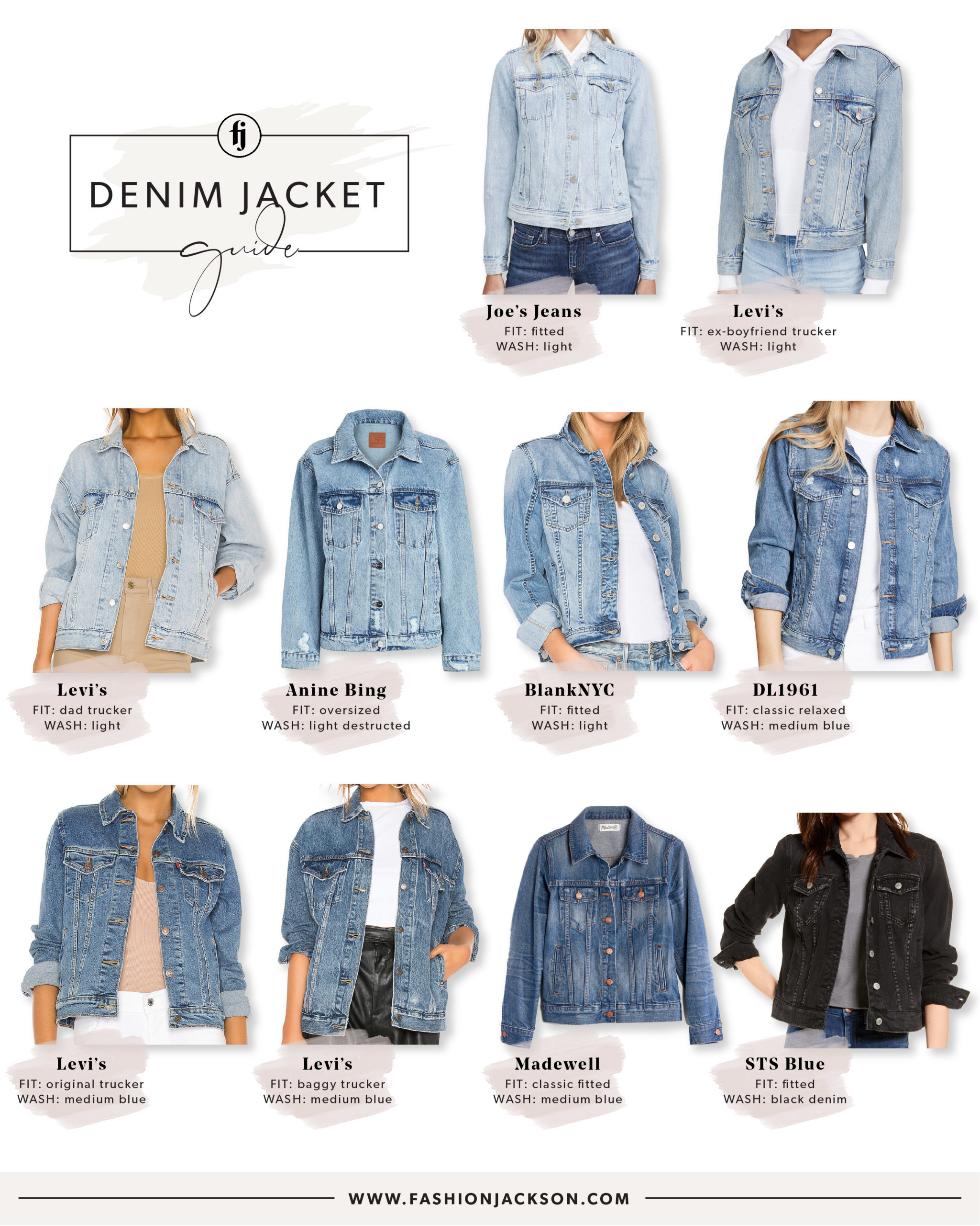 Direct Verrast beven Denim Jacket Guide: My Favorite Jean Jacket Styles - Fashion Jackson