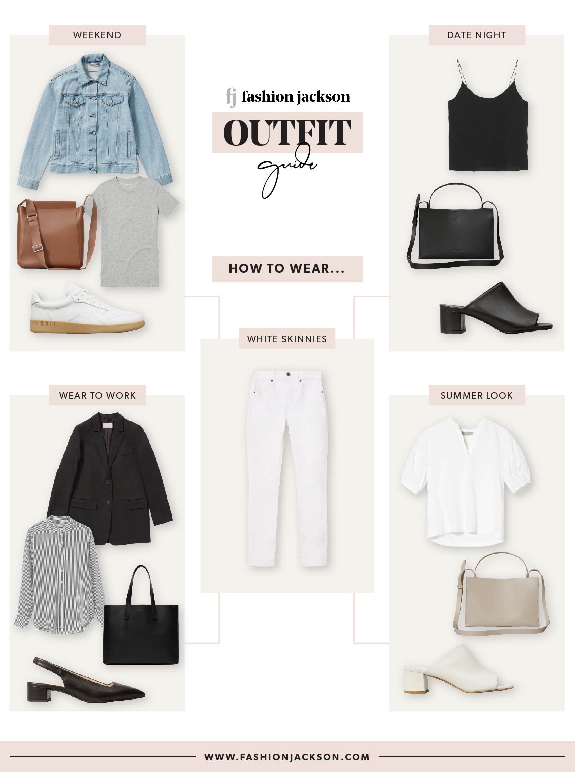 Everlane White Skinny Jeans Outfits