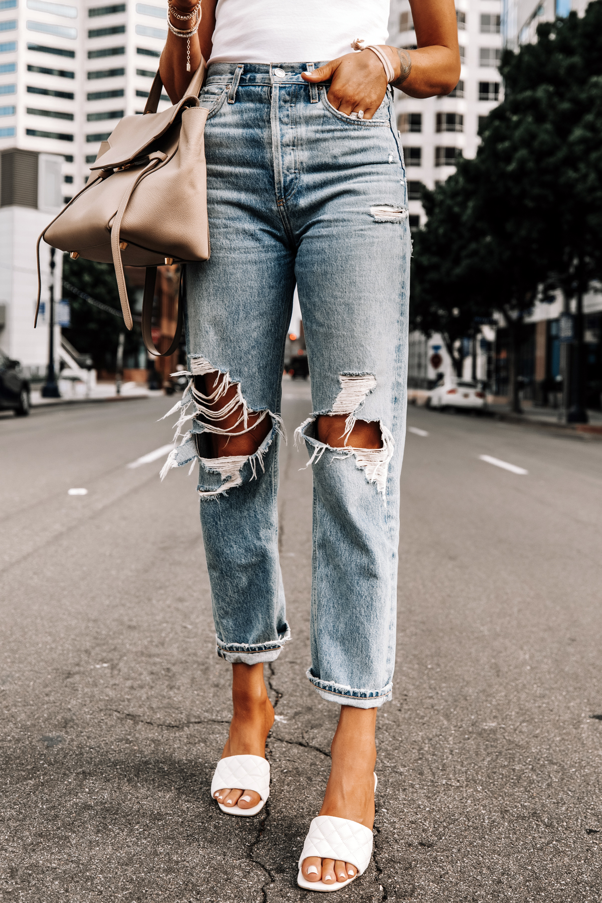 90s ripped jeans