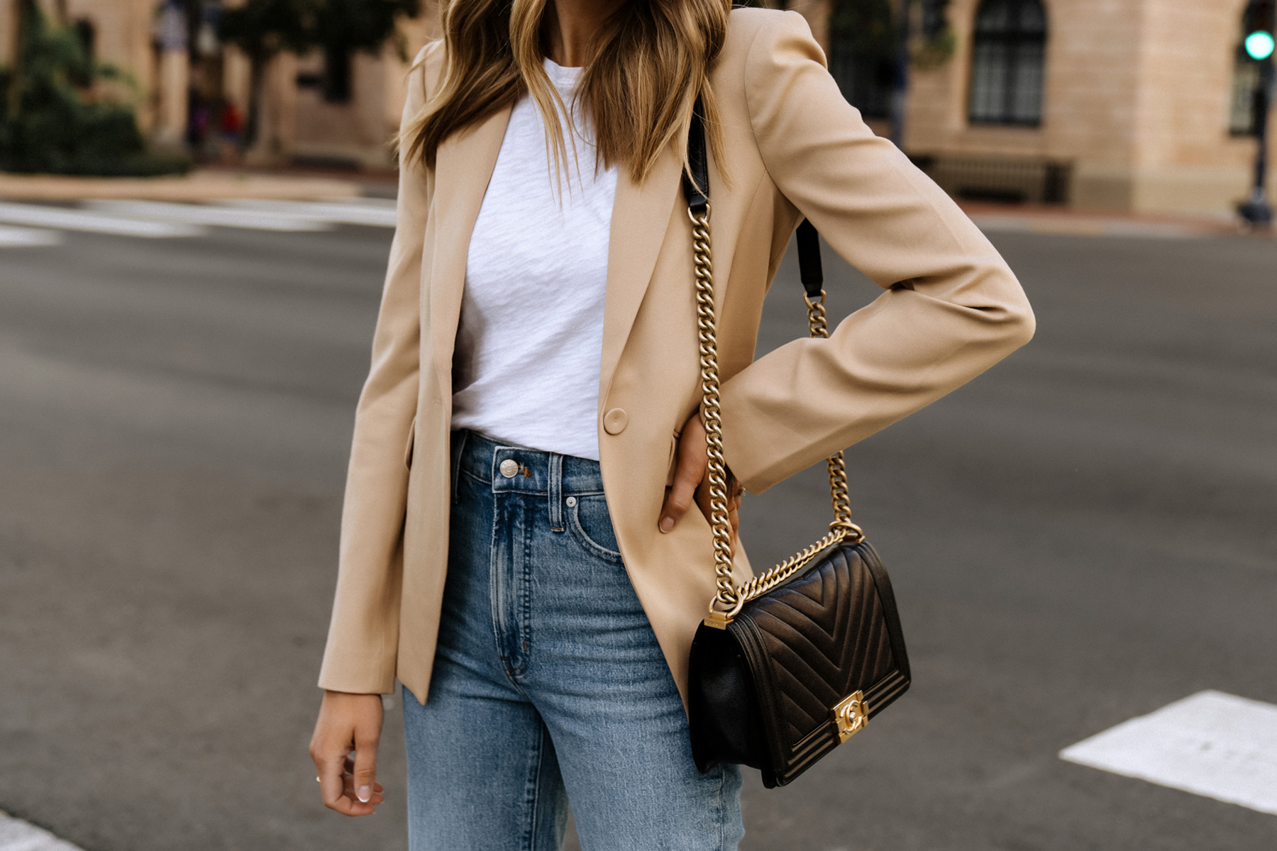 10 Ways to Wear a Tan Blazer for Spring - Fashion Jackson