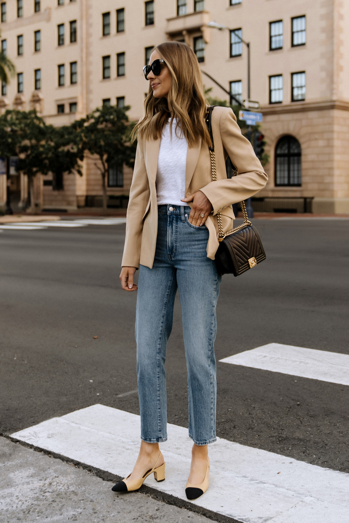 ladies camel jeans