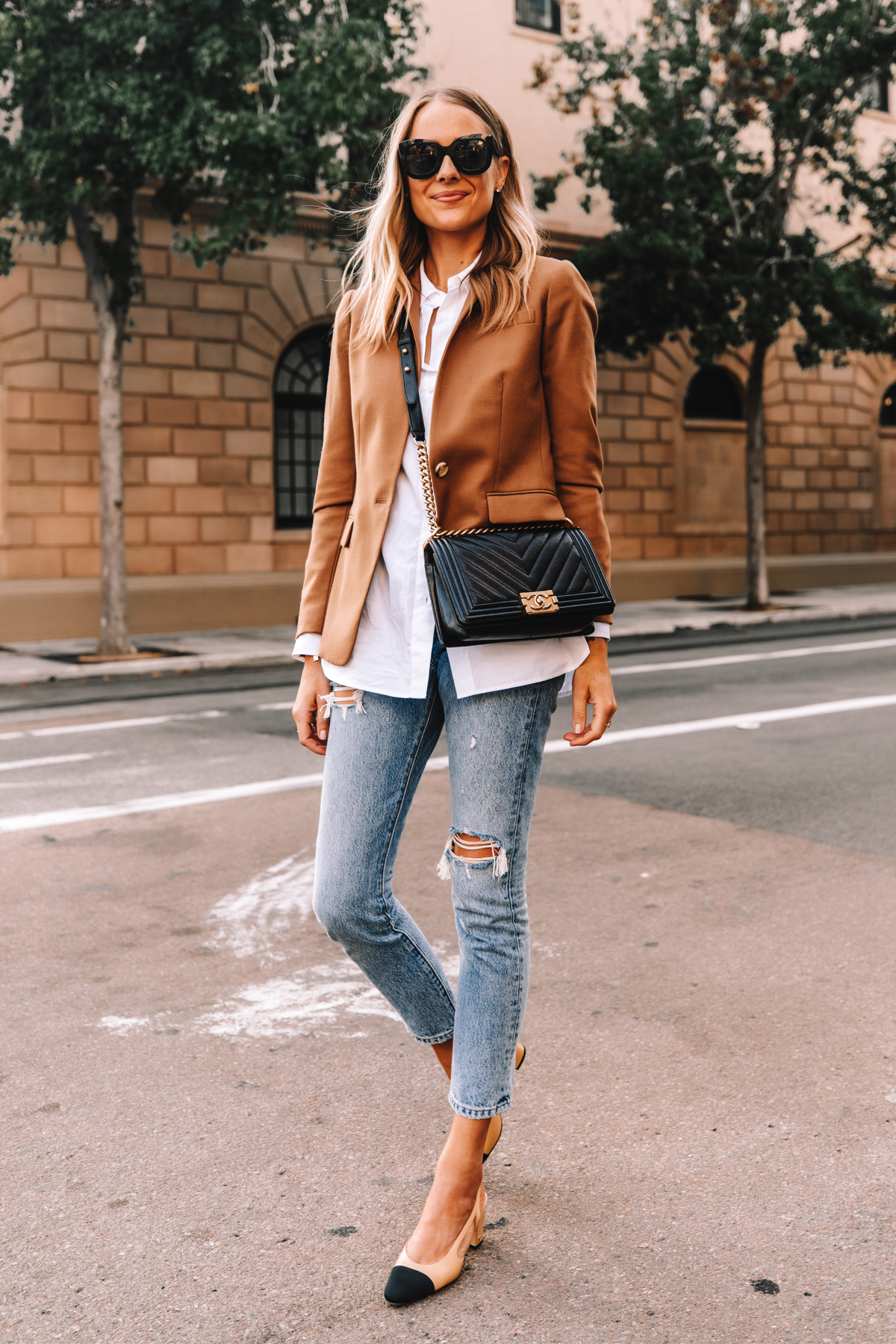 The Perfect Fall Camel Blazer I've Been Wearing Since 2016 - Fashion Jackson
