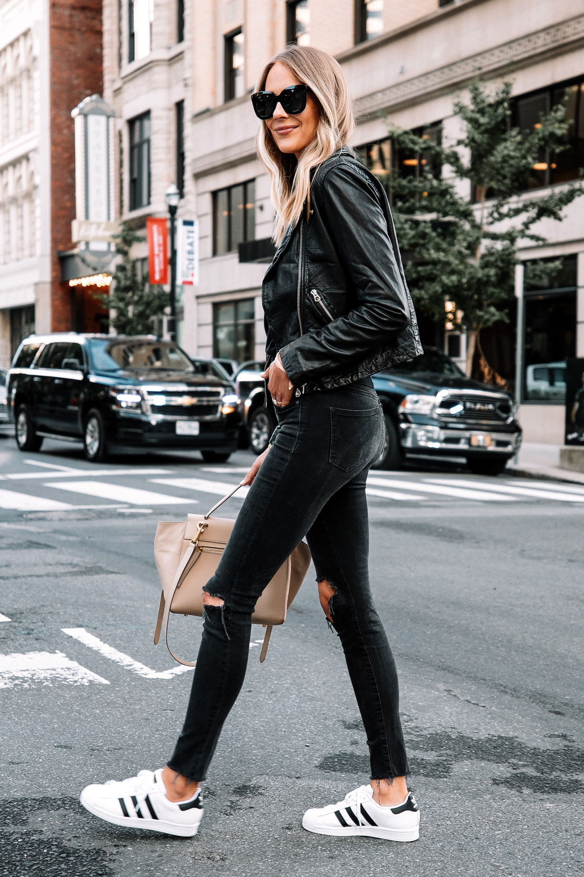 adidas superstar leather jacket